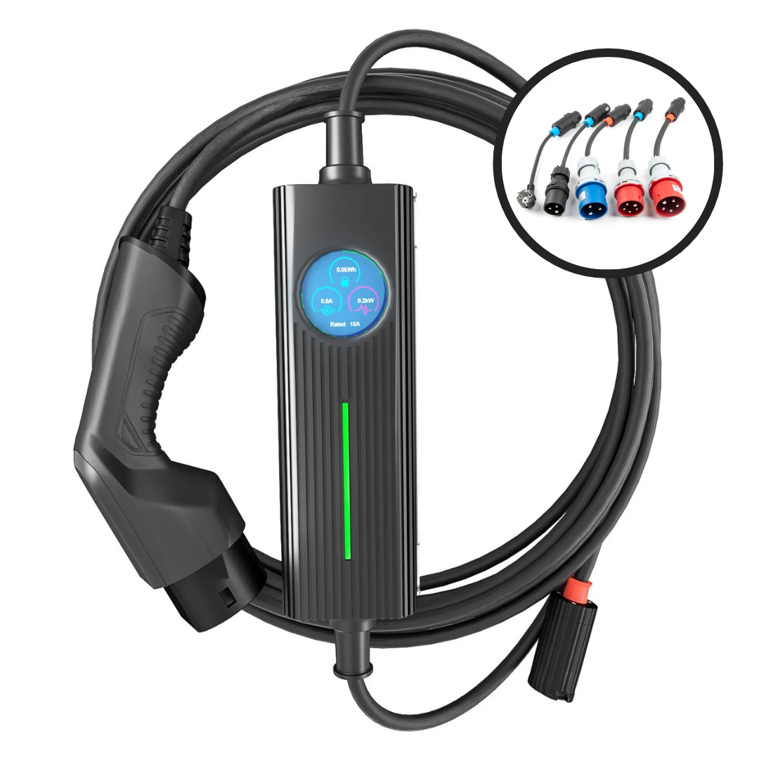 Wolttinen XL Mobil-laddare 24A 3-fas 16kW Type2